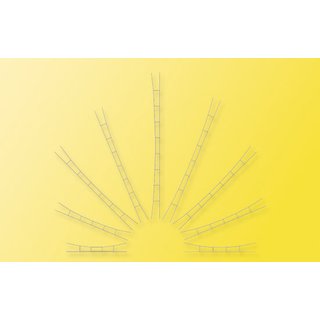 VIESSMANN 4150 H0 Uni.Fahrdr.140-160 mm,5St.