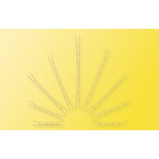 VIESSMANN 4152 H0 Uni.Fahrdr.190-210 mm/5St.