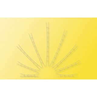 VIESSMANN 4155 H0 Uni.Fahrdr.270-300 mm,3St.