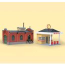 Auhagen 12227 Tankstelle mit Kfz-Werkstatt  Spur H0/TT