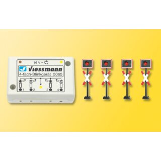 VIESSMANN 5835 H0 Andreaskreuze,4 St.+Blinke