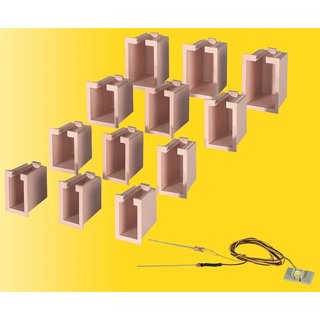 VIESSMANN 6005 Hausbel.-Startset, 12 Boxen