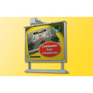 VIESSMANN 6336 H0 Werbetafel m. LED-Beleucht