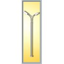 VIESSMAN 7195 Z Doppelpeitschenleuchte Massstab: Z