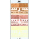 TL Decals 1073  Warnstreifen Decalbogen, Leuchtfarben...