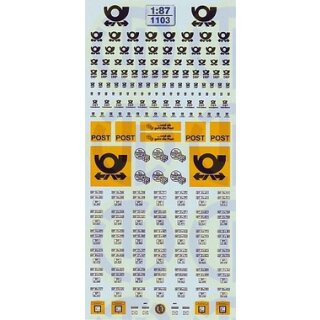 TL Decals 1103 Deutsche Bundespost 1:87  Massstab: 1:87