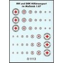 TL Decals 1113 IRK und DRK Hilfstransporte Maßstab...