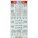 TL Decals 1127 Feuerwehr Schriftzüge Weiß m....