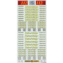 TL Decals 1128 Feuerwehr-Schriftzüge...
