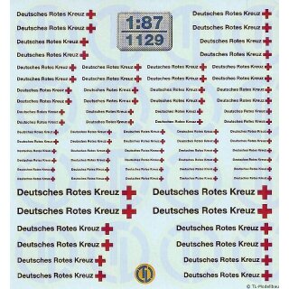TL Decals 1129 DRK - Beschriftungen  Maßstab 1:87