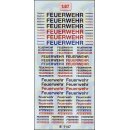 TL Decals 1147 Feuerwehr-Schriftzüge Maßstab 1:87