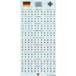 TL Decals 1160 Bundeswehr »Verbandsabzeichen« Maßstab 1:87