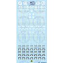 TL Decals 1191 THW-Decalbogen - Weiss Maßstab 1:87