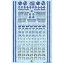 TL Decals 1192 THW-Decalbogen - Blau Maßstab 1:87