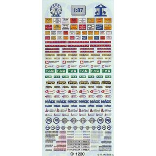 TL Decals 1220 Kirmes-Decalbogen Maßstab 1:87