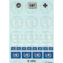 TL Decals 1272 BW/UN ISAF Schriftzg.NATO Flaggen...