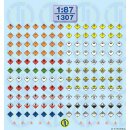 TL Decals 1307 Gefahrzettel-Decalbogen Maßstab 1:87