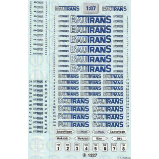 TL Decals 1327 Bautrans/Bautruck, Österreich  Maßstab 1:87