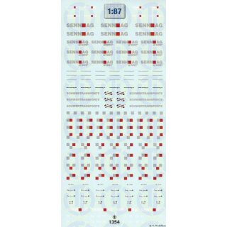 TL Decals 1354Senn AG, Schweiz Maßstab 1:87