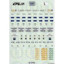 TL Decals 1719 CFL Firmenzeichen - Luxemburg...