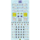 TL Decals 1752 Bahnsteig DB Schilder m.blauen Rand...