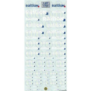 TL decals 1799 Railion Decalbogen f.Loks u.Waggons Maßstab 1:87