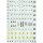 TL Decals 1956 Signaltafeln Decalbogen »DB/DR« Maßstab 1:120