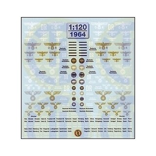 TL Decals 1964 Deutsche Reichsbahn 1923-1945, Ep.II  Maßstab 1:120