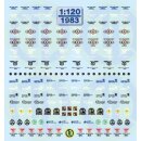 TL Decals 1983 Türbeschriftungen für DDR-LKWs...