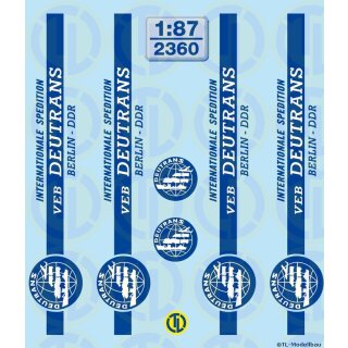 TL Decals VEB Deutrans (alte Ausführung)  Maßstab 1:87