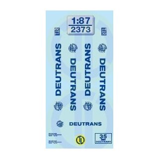 TL Decals 2373 35 Jahre Deutrans  Maßstab 1:87