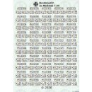 TL Decals 2536 BW Y Kfz-Kennzeichen lang und kurz...
