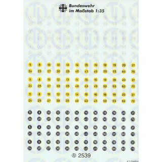 TL Decals 2539 Bundeswehr MLC-Schilder Maßstab: 1:35