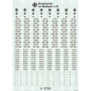TL Decals 2700 BW Eiserne Kreuze Y-Kennz. MCL Schilder...