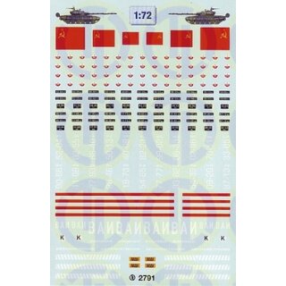 TL Decals  2791 Warschauer Pakt »UdSSR Westtruppen« CA  Maßstab 1:72