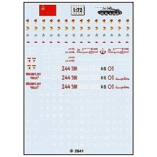 TL Decals 2841 WK II UdSSR Panzeraufschriften Maßstab: 1:72