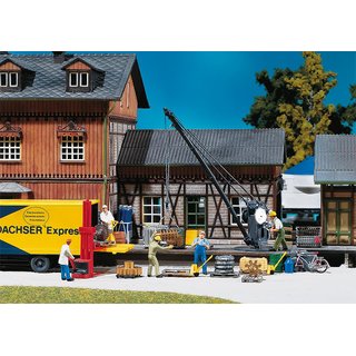 Faller 222176 Verladekran mit Ladegut Maßstab: N