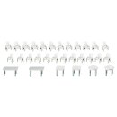 Faller 272441 24 Gartenstühle und 6 Tische Maßstab: N