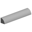 Evergreen 500249 Viertelrundstange, 35 cm lang,Durchm....