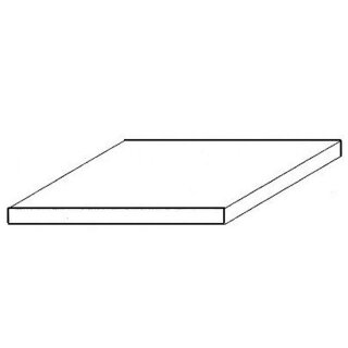Evergreen 509005 Durchsichtige Polystyrolplatte, 150x300x0,13 mm, 3 Stück