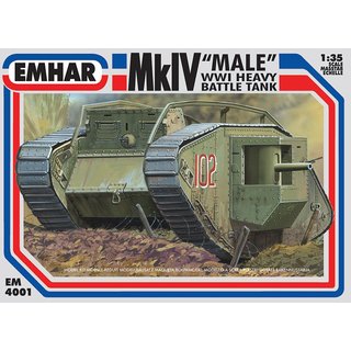 Emhar 934001 1/35 WW I Mk.IV Male WW I Tank Maßstab: 1/35