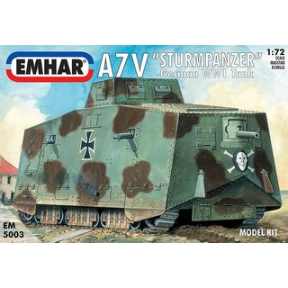 Emhar 935003 1/72 WW I A7V Deutscher Panzer Maßstab: 1/72