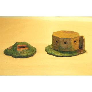 Emhar 936501 25/28 mm WWII Unterstand und Beobachtungsbunker Maßstab: 25/28 mm