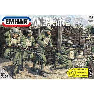 Emhar 937209 1/72 WWI US-Amerikanische Doughboys Infanterie Maßstab: 1/72