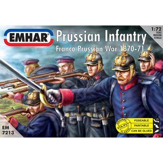 Emhar 937213 1/72 Deutsch-Französischer-Krieg: Preußische Infanterie Maßstab: 1/72