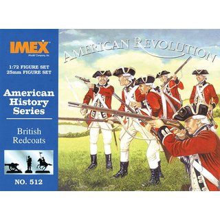 Imex 940512 1/72 Amerikanische Geschichte: Britische Rotröcke Maßstab: 1/72