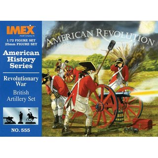 Imex 940555 1/72 Amerikanische Geschichte: Revolution, britische Artillerie Maßstab: 1/72