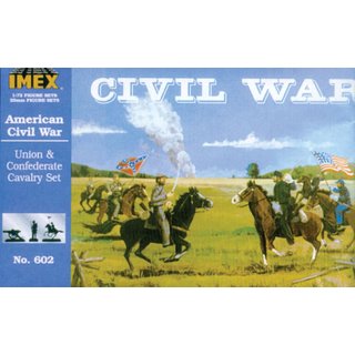 Imex 940602 1/72 Sezessionskrieg: Set Unions- und Konförd.-Kavallerie Maßstab: 1/72
