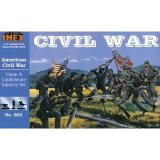 Imex 940603 1/72 Unions- & Konförderierten Infanterie-Set Maßstab: 1/72