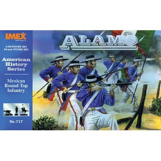 Imex 940717 1/32 Amerikanische Geschichte: Mexikanische Infanterie, Alamo Maßstab: 1/32